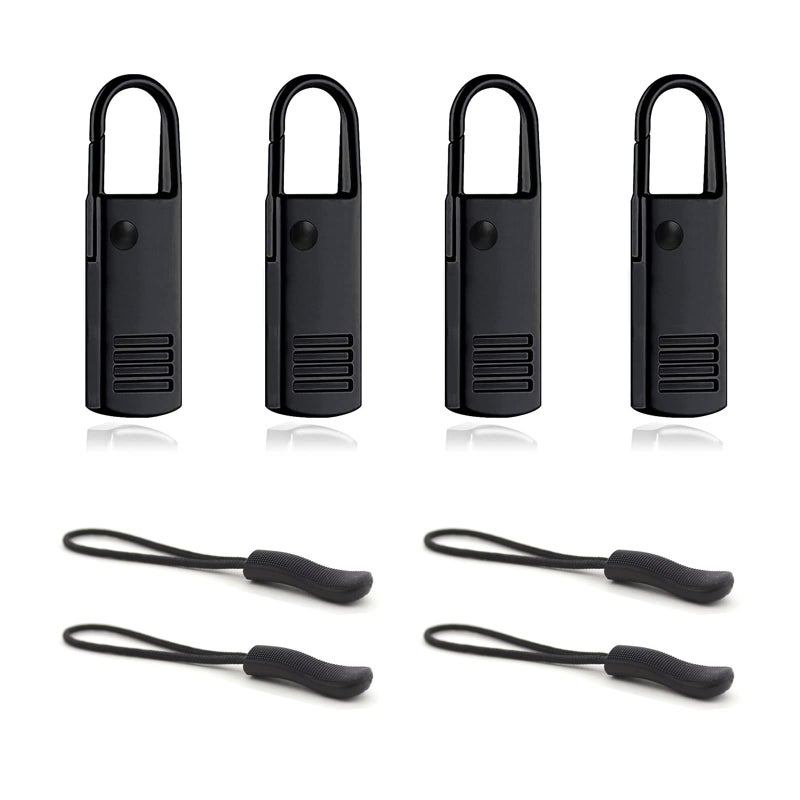 oxt Zipper Pulls  Zipper Pull Upgraded 8PCS  Zipper Pull Replacement Premium Zipper Tab Tags Cord Extension Fixer for Luggage  Backpacks  Jackets  Purses  Handbags - Image 1